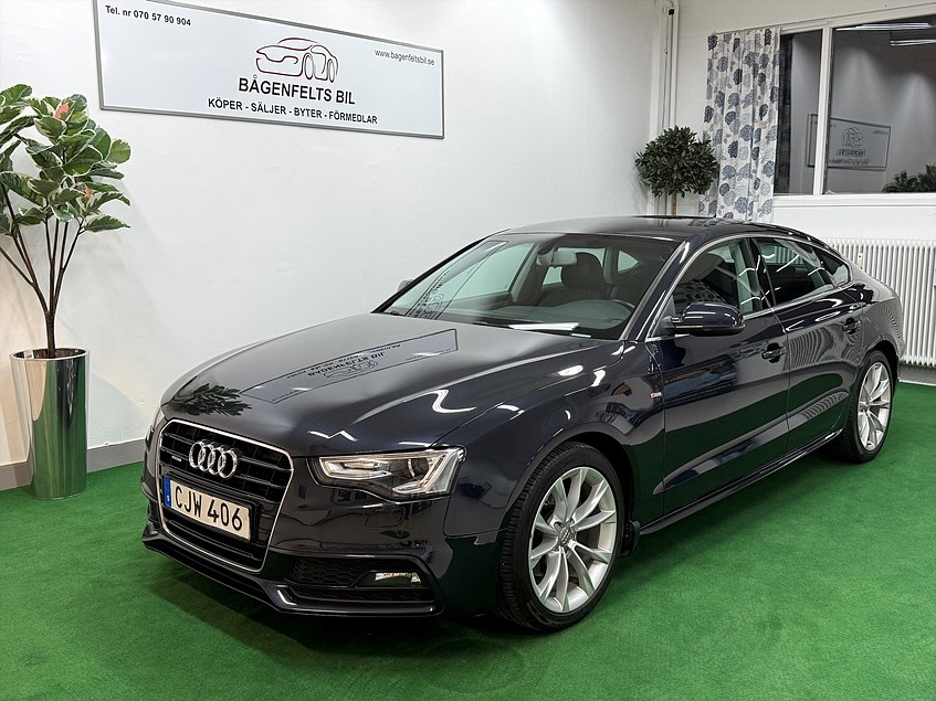 Audi A5 Sportback 2.0 TDI DPF clean diesel quattro S Tronic, 190hk, 2016