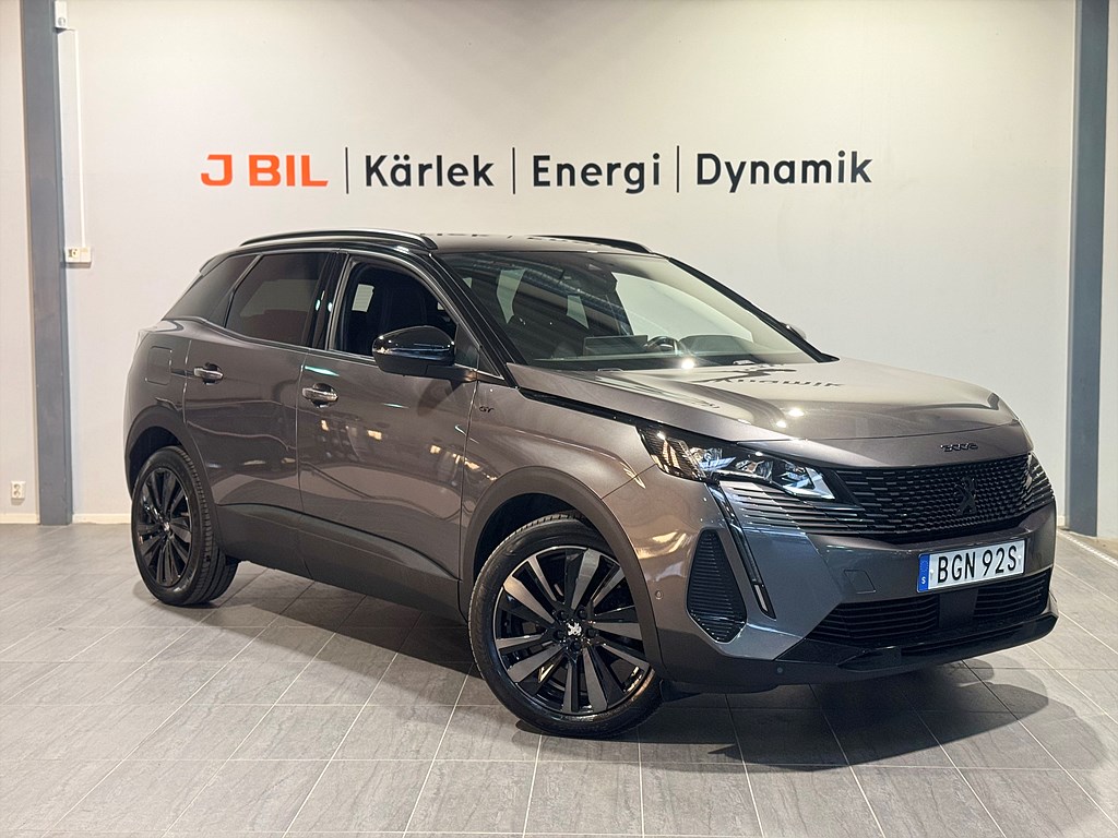 Bild på GT BLACK PACK 1.2 PT 130hk Aut - PEUGEOT APPROVED