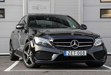 Mercedes-Benz C 220 d AMG Panorama 1-Ägare