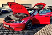 Tesla MODEL S PLAID 1020hk | EAP | JOKE STEERING |