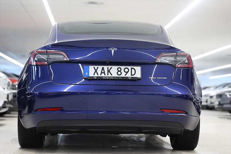 Tesla Model 3 Long Range AWD 440hk *Kampanj!* AP Pano Läder