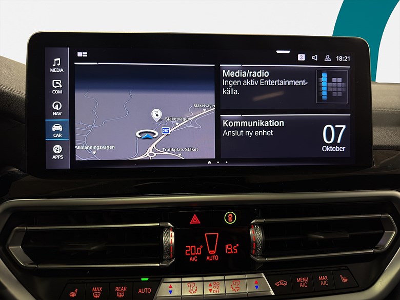 BMW iX3 M Charged 2022 SOH 94,1% drag, Pano, MOMS 2022, svart – bild 15 av 23, begagnad hos Niber i Järfälla
