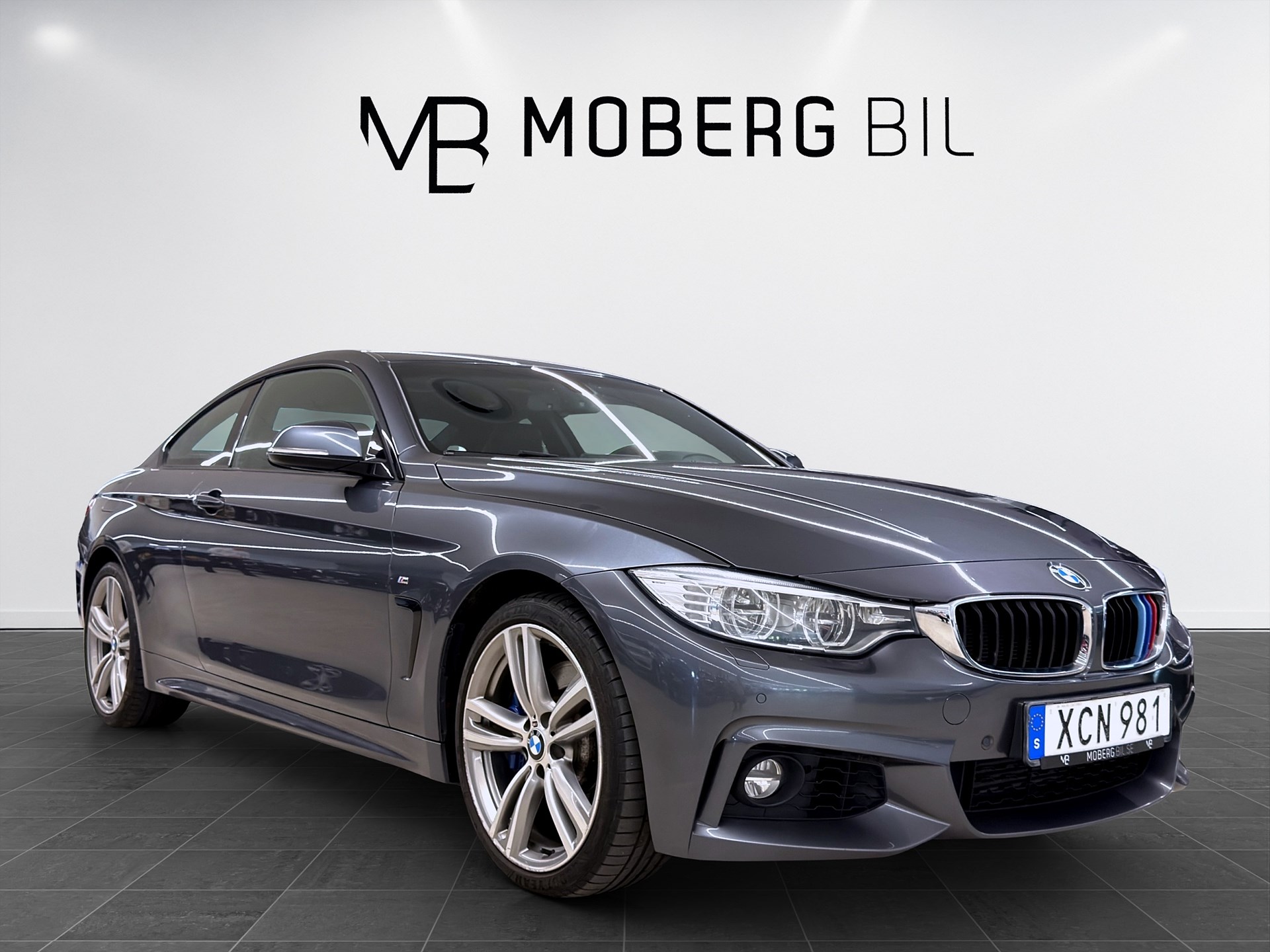 BMW 435i xDrive Coupé 306hk Helg på Moberg! M Sport Shadow Line Skinn