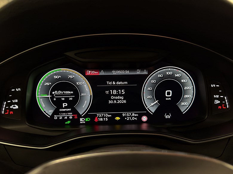 Audi A6 Avant TFSI e quattro 367hk B&O Matrix, S-line, B-Optik 2023, silver – bild 12 av 24, begagnad hos Niber i Järfälla