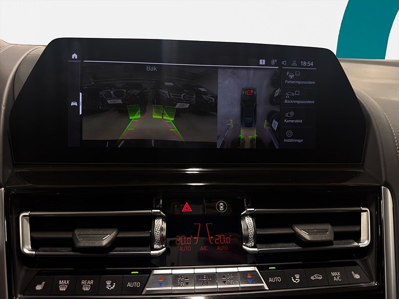 BMW M850i xDrive Kolfibertak B&W Laserlight, 360°, Navi 2020, svart – bild 26 av 27, begagnad hos Niber i Järfälla