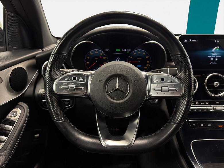 Mercedes-Benz GLC 300 de 4MATIC AMG, Night, Drag, Värmare 2021, silver – bild 19 av 26, begagnad hos Niber i Järfälla