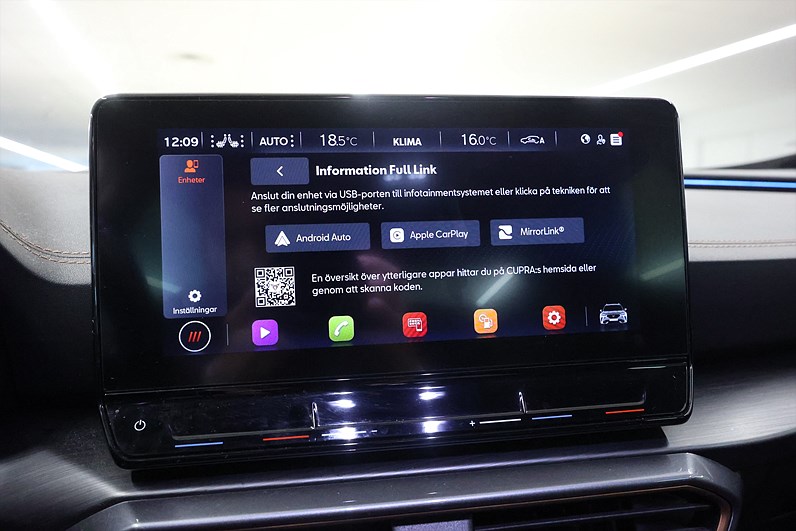 CUPRA Formentor 1.5 TSI DSG 150hk B-kamera Keyless CarPlay PDC