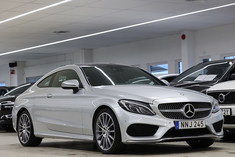 Mercedes-Benz C 300 Coupé 211hk *Hjulkampanj!* AMG Pano Bur