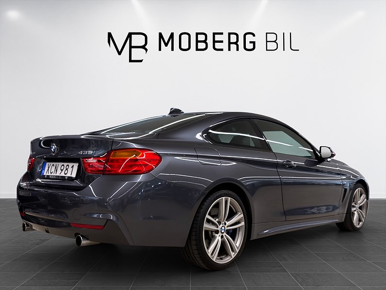 BMW 435i xDrive Coupé 306hk Helg på Moberg! M Sport Shadow Line Skinn