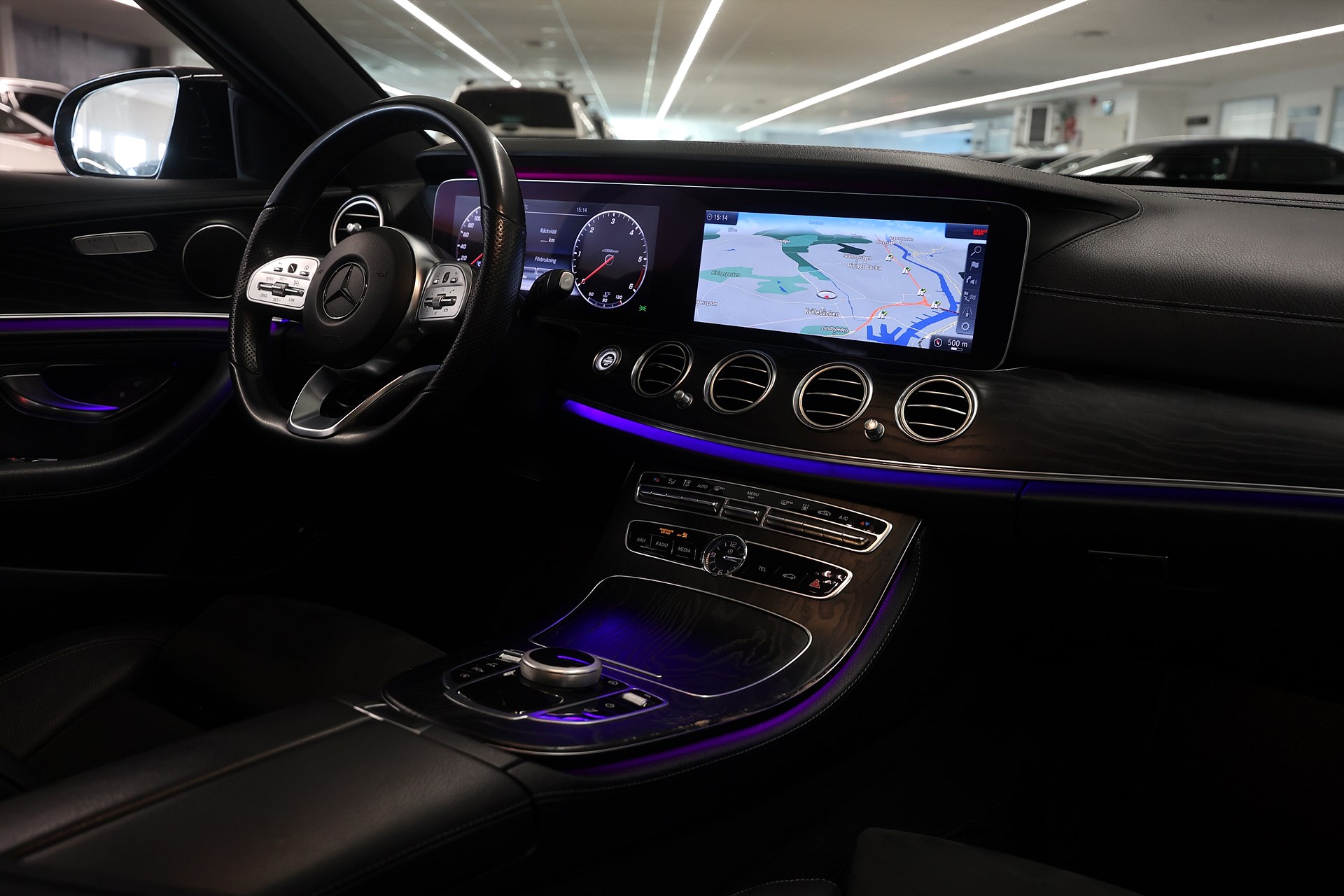 Mercedes-Benz E 200 T d 150hk AMG Pano 360° Alcantara Night Paket