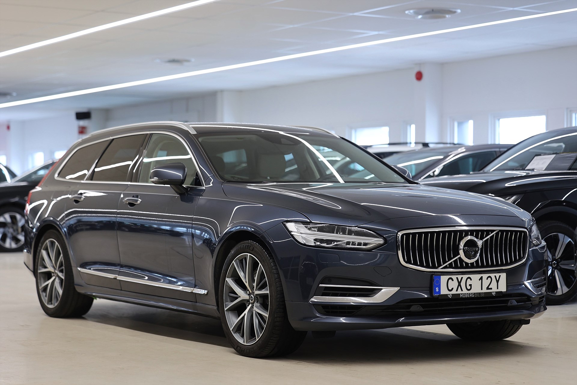 Volvo V90 T8 Twin Engine 392hk Inscription Läder HUD H/K 360 Drag