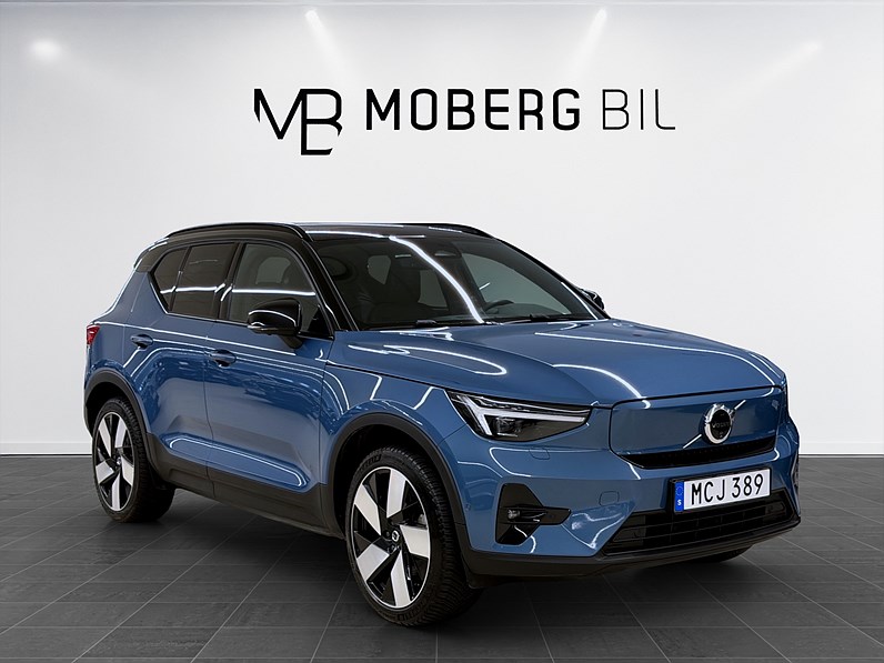 Volvo XC40 Recharge Twin 408hk Ultimate H/K 360 Navi Läder