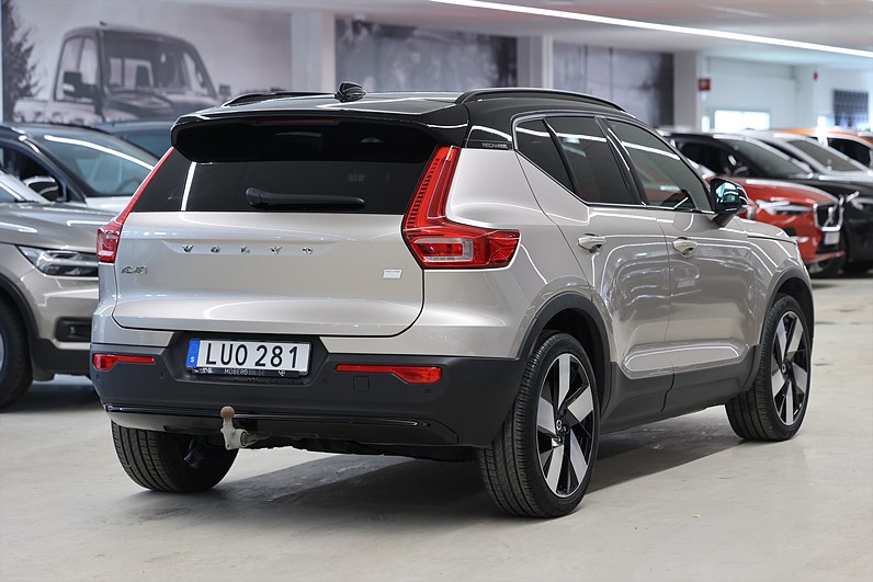 Volvo XC40 Recharge Single Motor 231hk Plus Keyless B-kamera Drag