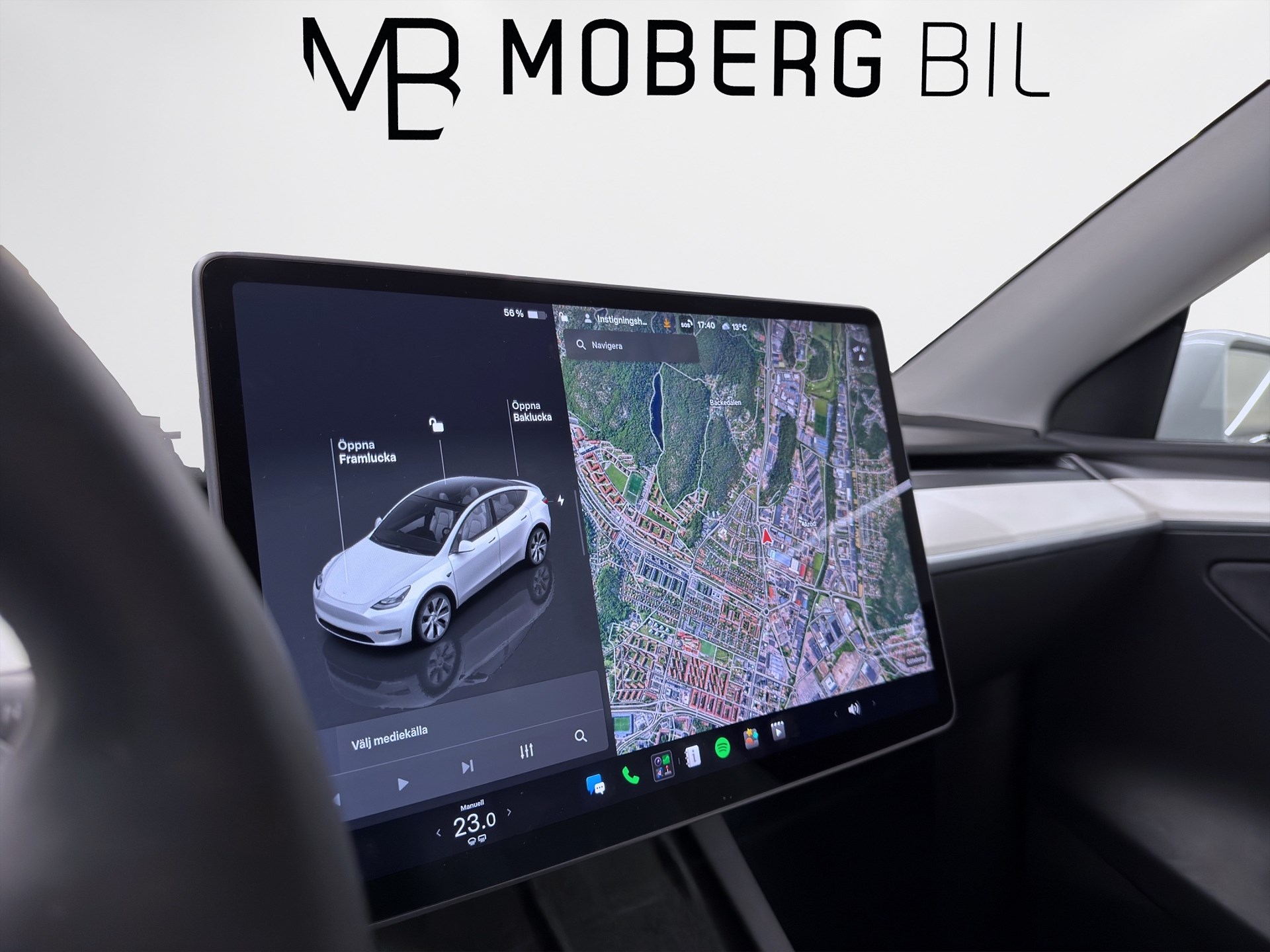 Tesla Model Y Standard Range 299hk Drag Pano Premium B-Kamera