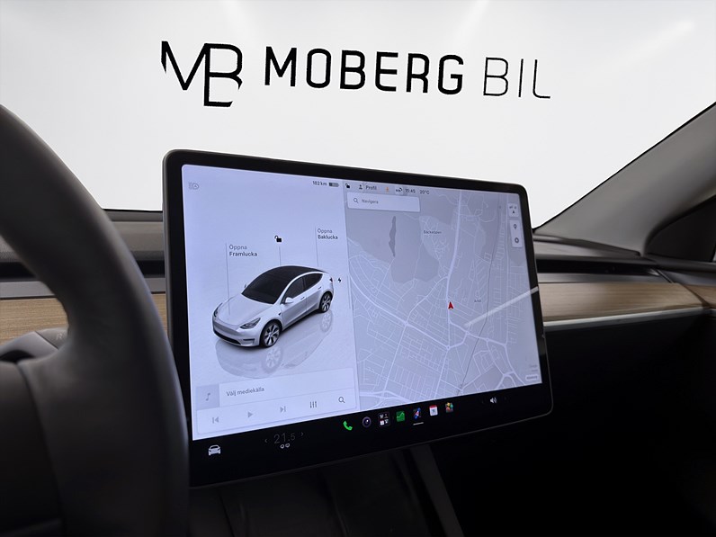 Tesla Model Y Long Range AWD 514hk Pano Drag Läder Navi