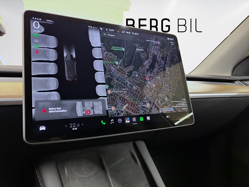 Tesla Model Y Long Range AWD 514hk Pano Läder Drag Navi