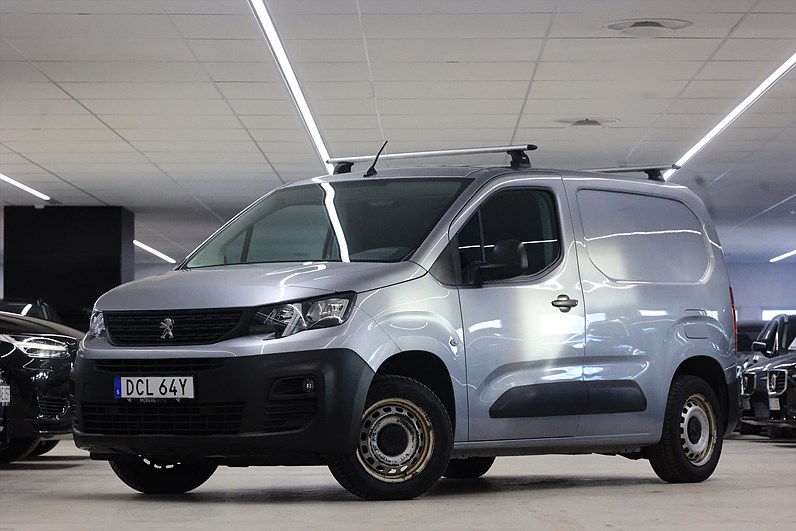 Peugeot Partner 1.5 BlueHDi 76hk V-inrett Drag PDC MOMS