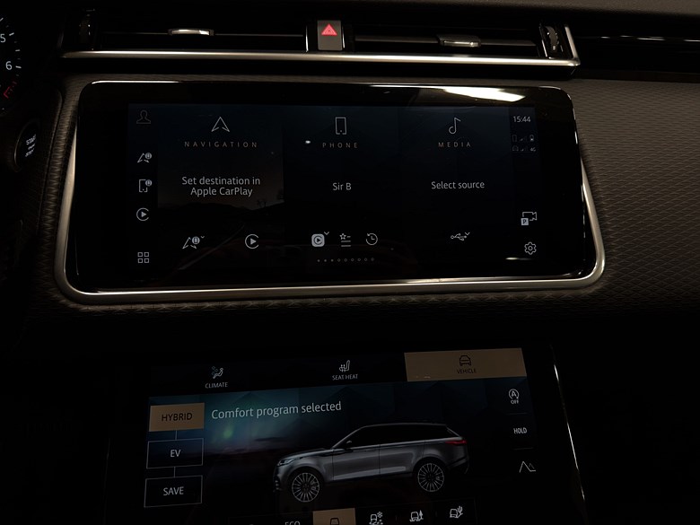 Range Rover Velar P400e R-Dynamic SE Pano 360° 2021, grå – bild 15 av 26, begagnad hos Niber i Järfälla