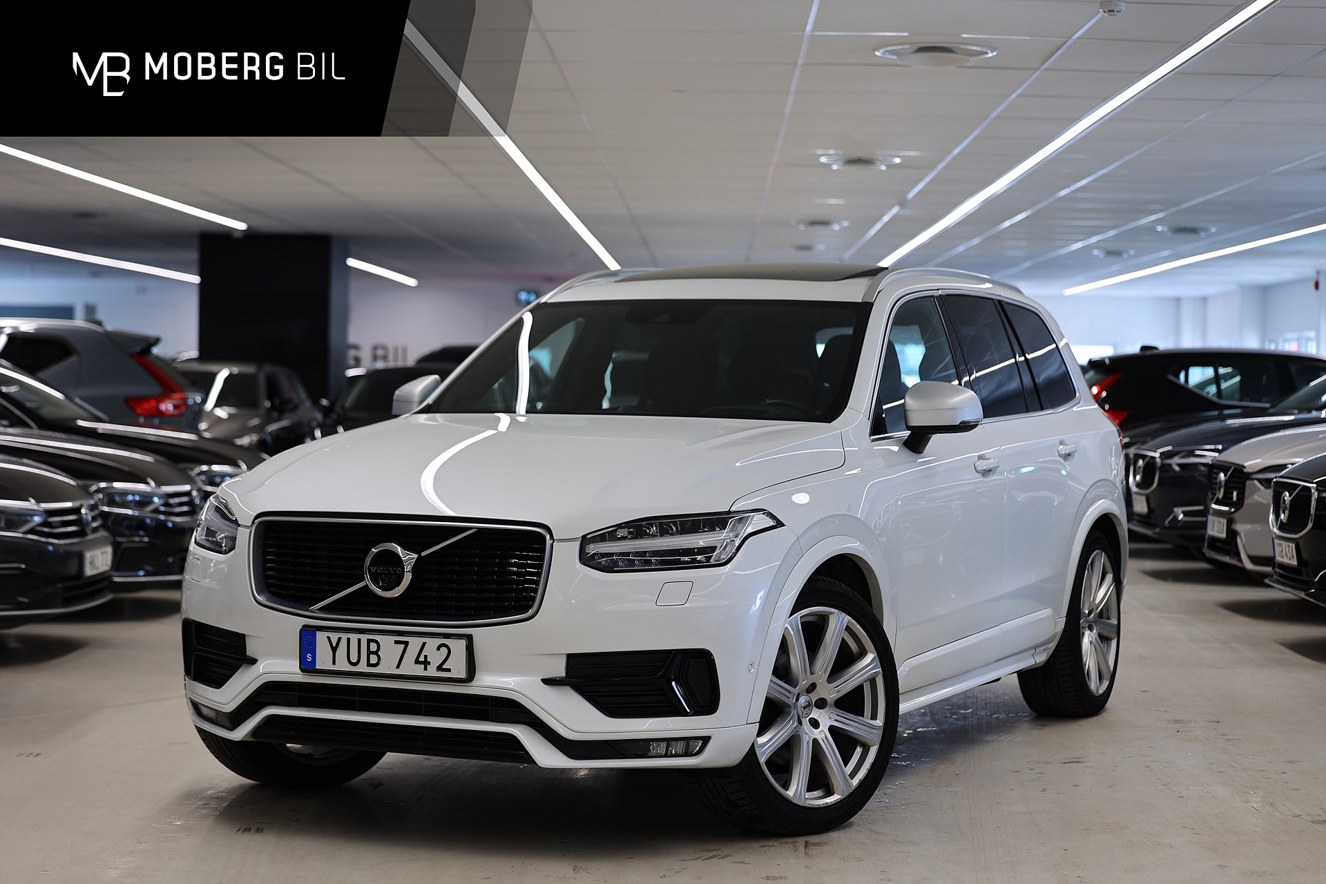 Volvo XC90 T6 AWD 310hk R Design 7-Sits HUD B&W Luft.fjädr Pano
