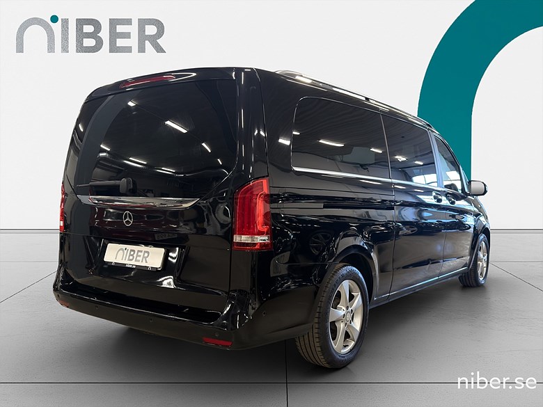 Mercedes-Benz V 250d Lång 3.1t, 4,99%, 7sits, Avantgarde 2015, svart – bild 14 av 19, begagnad hos Niber i Järfälla