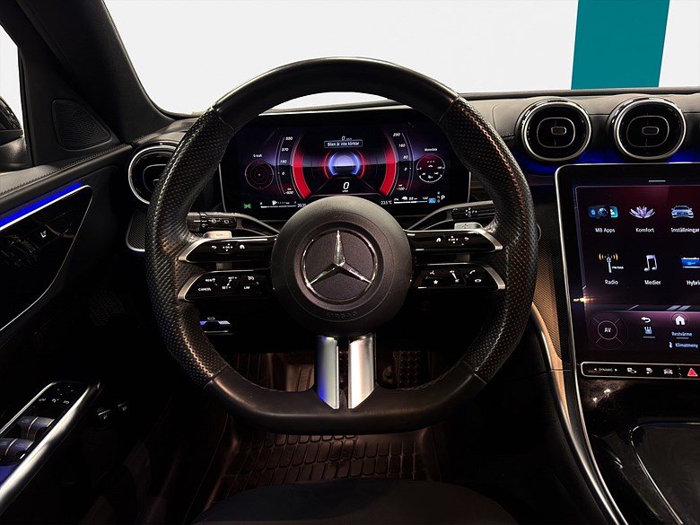 Mercedes-Benz C 300 e AMG Night, Drag, Kamera, Fr 2,99% 2023, svart – bild 19 av 24, begagnad hos Niber i Järfälla