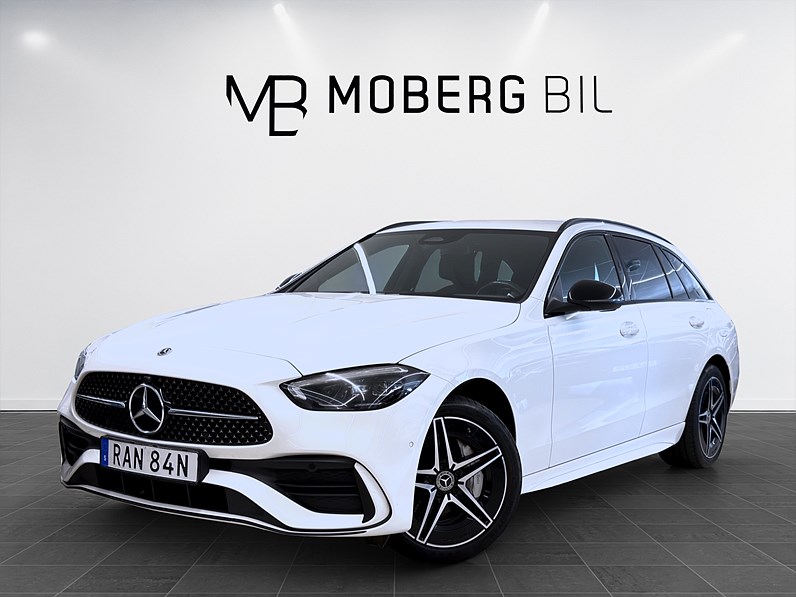 Mercedes-Benz C300 e 313hk AMG Line Drag B-Kamera Navi