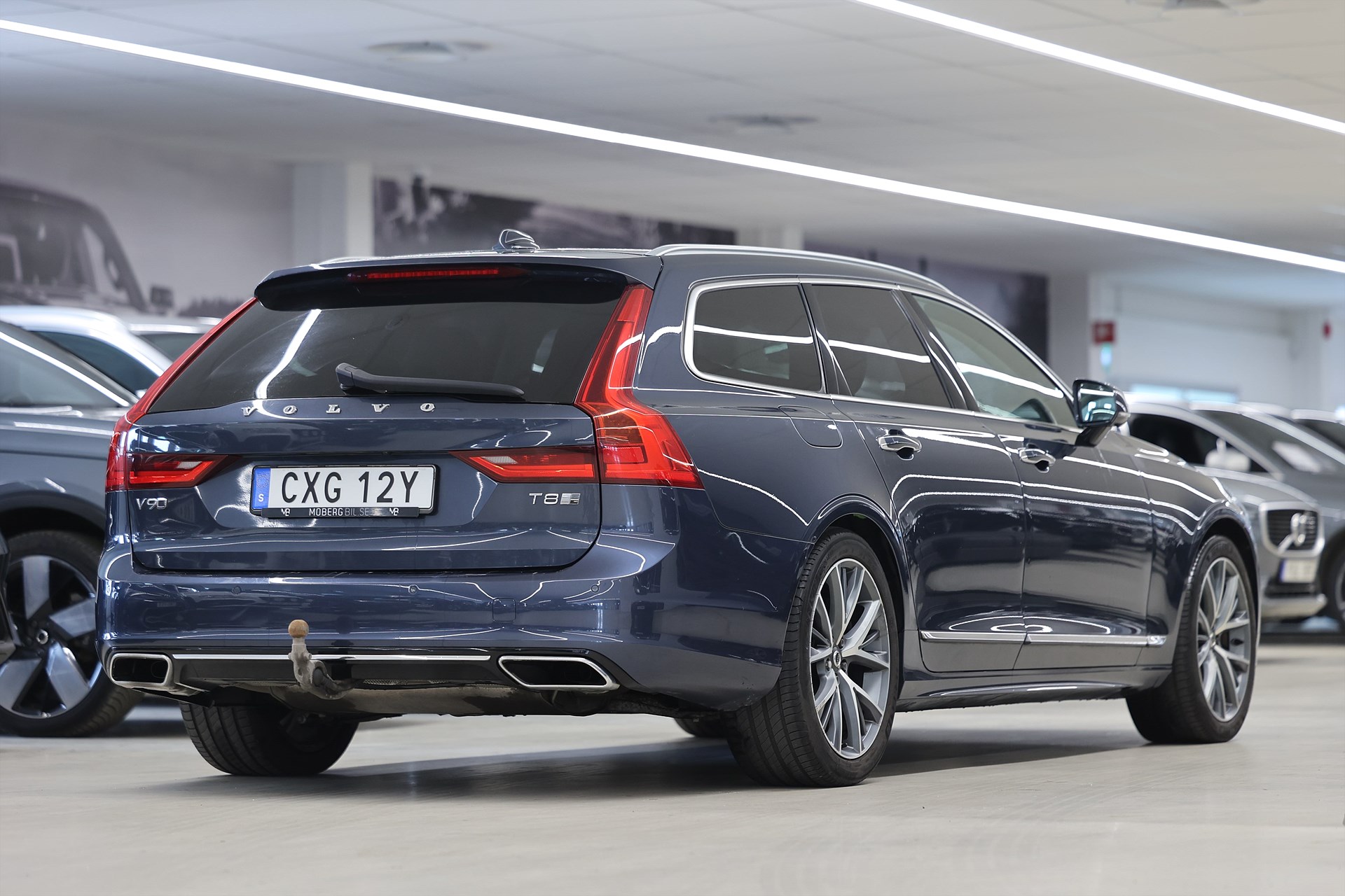 Volvo V90 T8 Twin Engine 392hk Inscription Läder HUD H/K 360 Drag