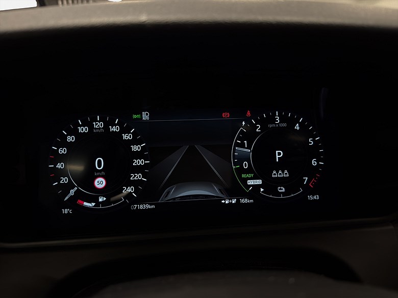 Range Rover Velar P400e R-Dynamic SE Pano 360° 2021, grå – bild 12 av 26, begagnad hos Niber i Järfälla