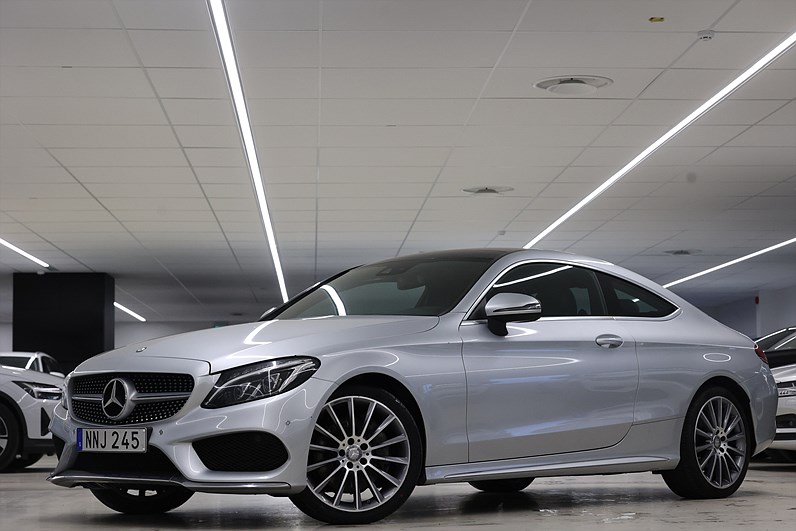 Mercedes-Benz C 300 Coupé 211hk *Hjulkampanj!* AMG Pano Bur
