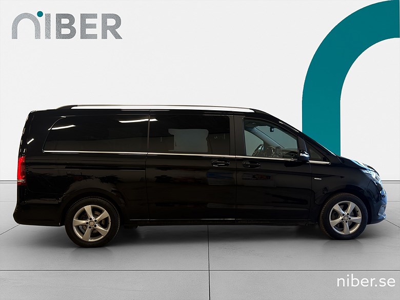 Mercedes-Benz V 250d Lång 3.1t, 4,99%, 7sits, Avantgarde 2015, svart – bild 15 av 19, begagnad hos Niber i Järfälla