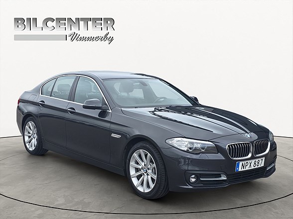 BMW 520d Sedan Steptronic 190hk M-ratt Läder Drag