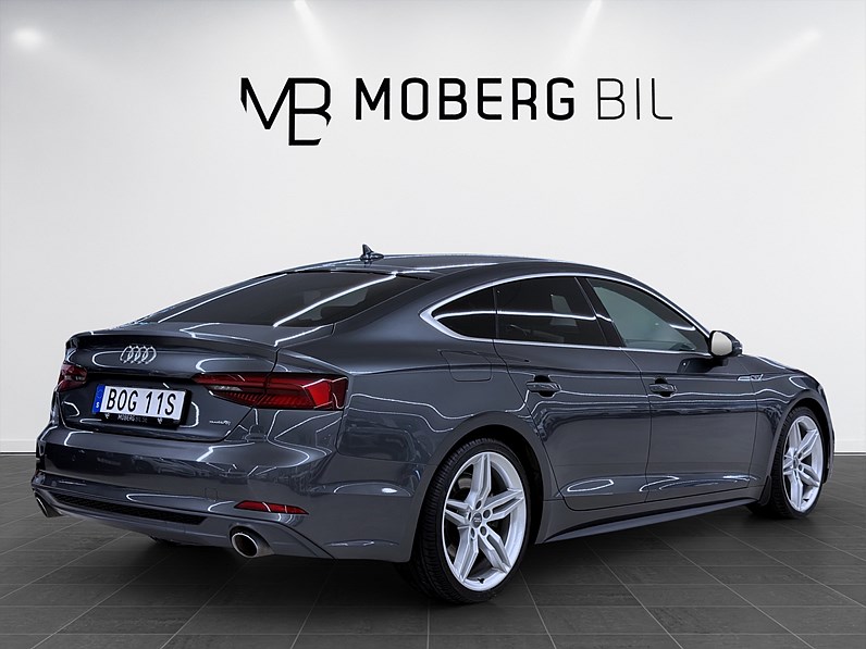 Audi A5 Sportback 45 TFSI quattro 245hk S line 2 Års Garanti!