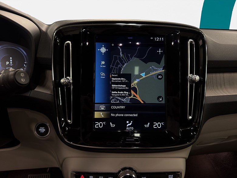 Volvo XC40 Recharge T5, 1 brukare, Inscription, Kamera, Navi 2021, blå – bild 16 av 24, begagnad hos Niber i Järfälla
