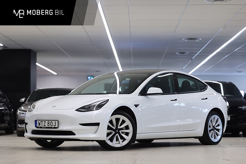 Tesla Model 3 Standard Range 283hk Pano Läder Navi B-Kamera Keyless