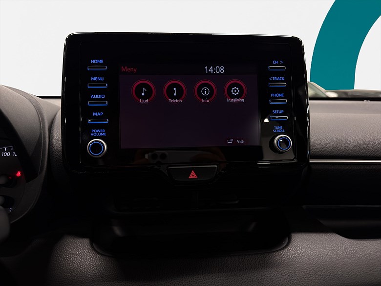 Toyota Yaris 1.5 Hybrid Backkamera ACC Rattvärme, MOMS 2024, svart – bild 13 av 20, begagnad hos Niber i Järfälla