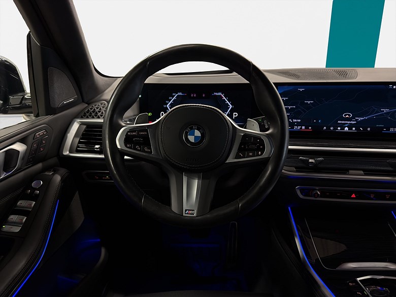 BMW X7 xDrive40d, M-Sport, 6 Sits, Pano, 360, MOMS 2024, grå – bild 18 av 25, begagnad hos Niber i Järfälla