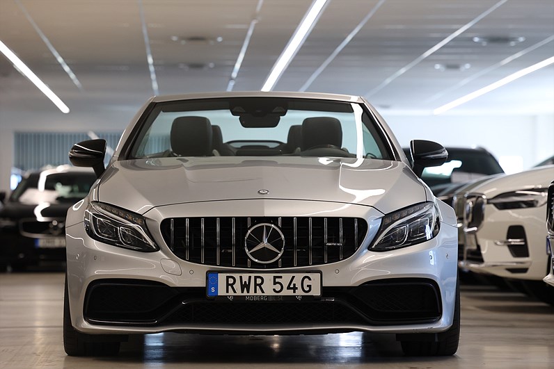 Mercedes-Benz AMG C 63 S Cab 510hk Performance Burmester HUD