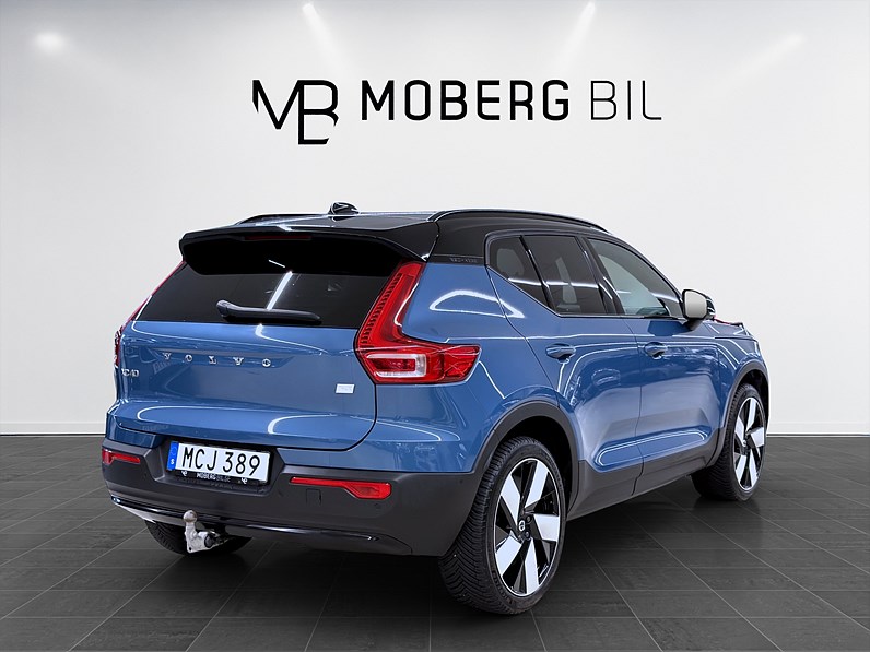Volvo XC40 Recharge Twin 408hk Ultimate H/K 360 Navi Läder