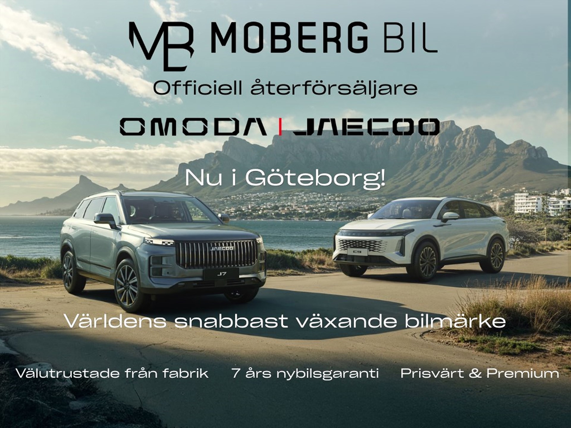 Omoda 9 AWD Super Hybrid Leveransklar Maxutrustad
