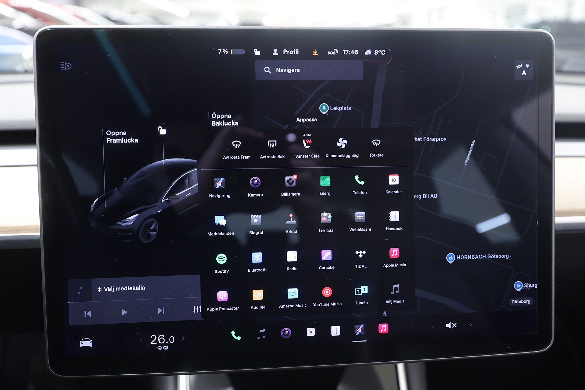 Tesla Model 3 Long Range AWD 440hk *Kampanj!* AP Pano Läder