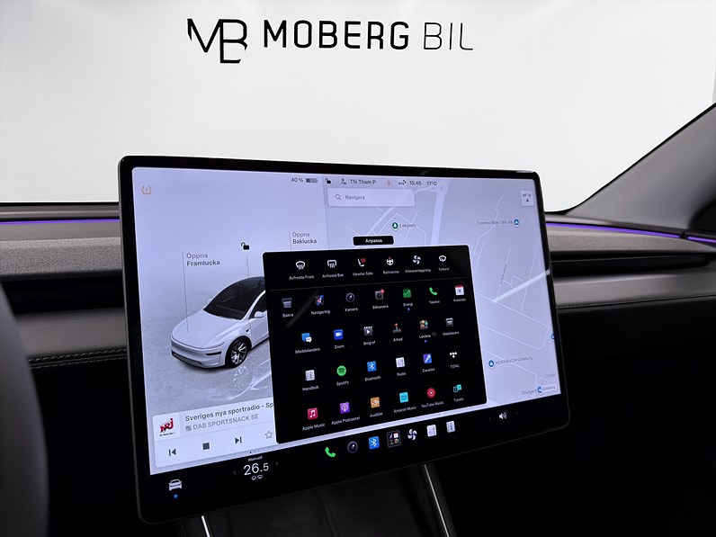 Tesla Model Y Long Range 514hk Helg på Moberg! Pano Läder B-Kamera