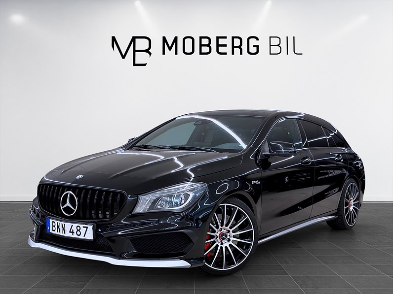 Mercedes-Benz CLA 45 AMG 4M 360hk Shooting Brake Pano H/K