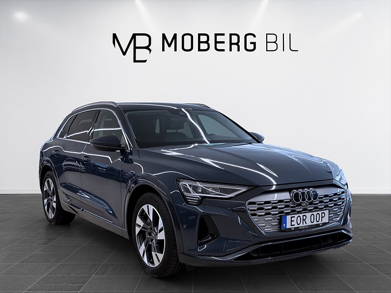 Audi Q8 50 e-tron quattro 340hk Helg på Moberg! B&O B-Kamera Luftfjädring