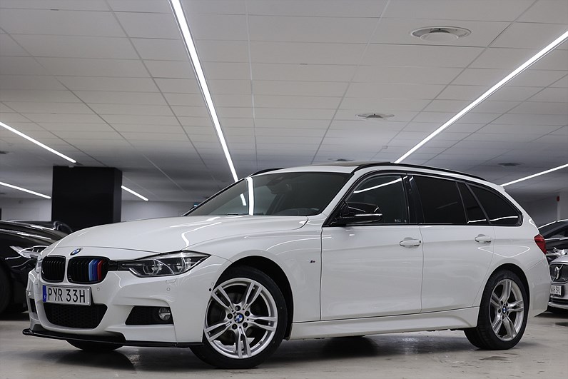 BMW 320d xDrive Touring 190hk *Hjulkampanj!* M Sport Pano HUD H/K Keyless Drag