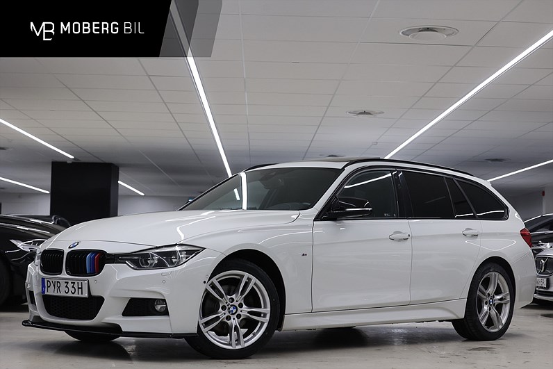 BMW 320d xDrive Touring 190hk *Hjulkampanj!* M Sport Pano HUD H/K Keyless Drag