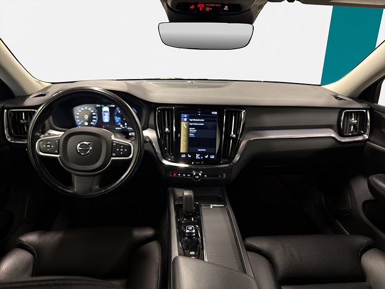 Volvo V60 II B4 Mom Adv Navi Pro Ed, 2 brukare, H/K, Läder 2022, svart – bild 19 av 22, begagnad hos Niber i Järfälla