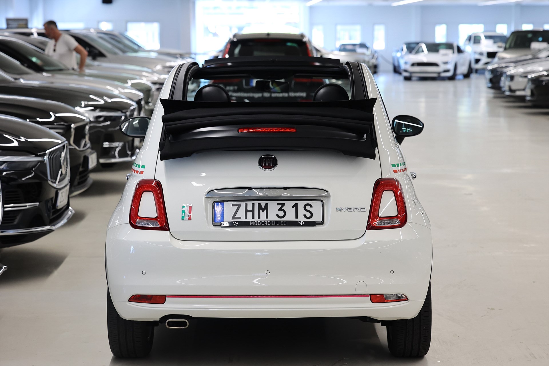 Fiat 500C Cab Hybrid 70hk Lounge PDC Låg Skatt
