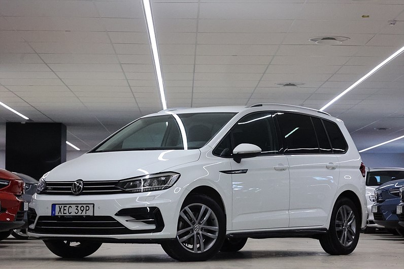 Volkswagen Touran 2.0 TDI 150hk R-Line 7 sits PDC LED MOMS