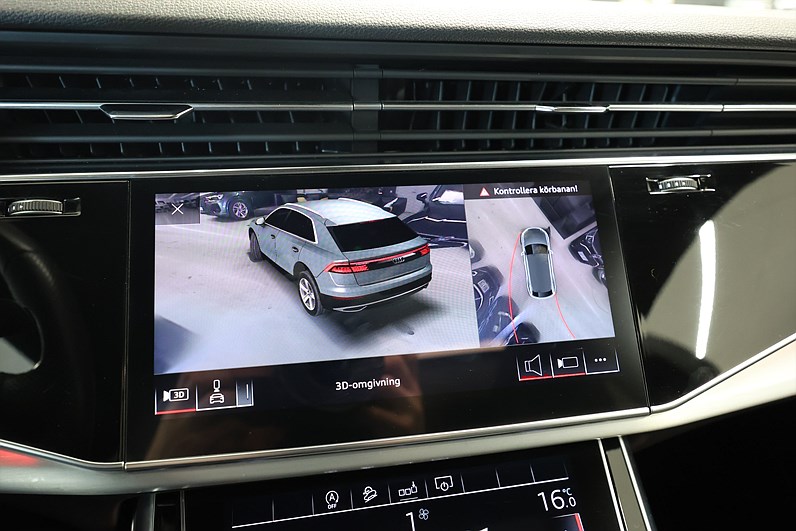 Audi Q8 50 TDI 286hk Q S-Line B&O 360-Kamera Pano Värmare Luftfjädring