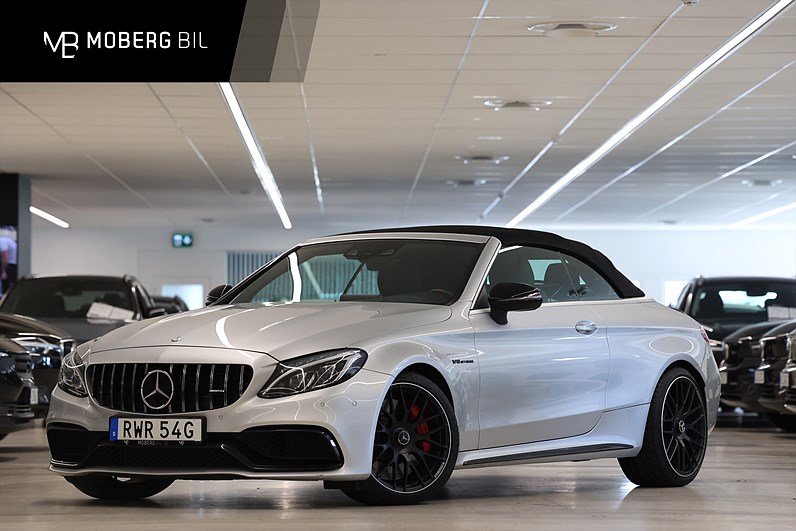 Mercedes-Benz AMG C 63 S Cab 510hk Performance Burmester HUD